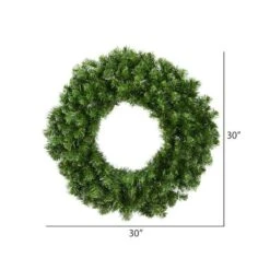 Vickerman Artificial Unlit Christmas Wreath (00949) -Roman Ornaments Shop 009492md
