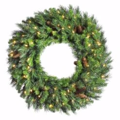 Vickerman Pre-Lit Artificial Christmas Wreath (01522)