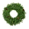 Vickerman Artificial Unlit Christmas Wreath With Pine Cones (03812)