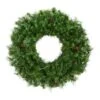 Vickerman Artificial Unlit Christmas Wreath With Pine Cones (03813)