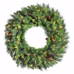 Vickerman Pre-Lit Artificial Christmas Wreath (03815) 4 Vickerman Pre-Lit Artificial Christmas Wreath (03815) -Roman Ornaments Shop 03815md