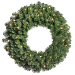 Vickerman Pre-Lit Artificial Christmas Wreath (03846)