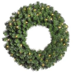 Vickerman Pre-Lit Artificial Christmas Wreath (03850)