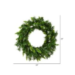 Vickerman Artificial Unlit Christmas Wreath (05514) -Roman Ornaments Shop 055142md