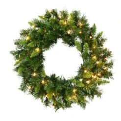 Vickerman Pre-Lit Artificial Christmas Wreath (05515)