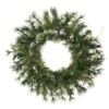 Vickerman Artificial Unlit Christmas Wreath With Pine Cones And Grapevines (06339)