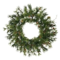 Vickerman Artificial Unlit Christmas Wreath With Pine Cones And Grapevines (06343) 4 Vickerman Artificial Unlit Christmas Wreath With Pine Cones And Grapevines (06343) -Roman Ornaments Shop 06343md