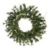 Vickerman Artificial Unlit Christmas Wreath With Pine Cones And Grapevines (06345)
