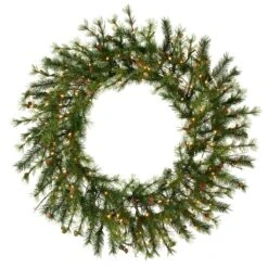 Vickerman Pre-Lit Artificial Christmas Wreath (06350)