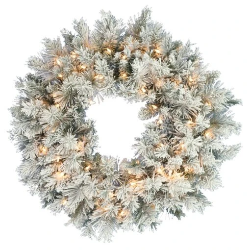 Vickerman Pre-Lit Artificial Christmas Wreath (12008) -Roman Ornaments Shop 12008blg