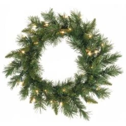 Vickerman Pre-Lit Artificial Christmas Wreath (12195) -Roman Ornaments Shop 12195md