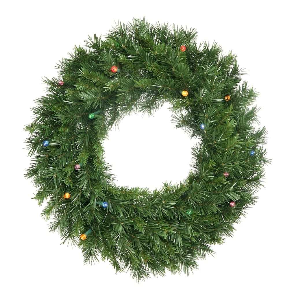 Vickerman Pre-Lit Artificial Christmas Wreath (13253) 1 Vickerman Pre-Lit Artificial Christmas Wreath (13253)