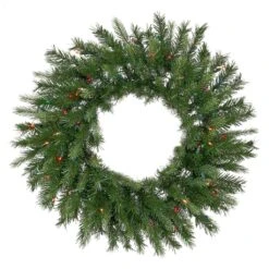 Vickerman Pre-Lit Artificial Christmas Wreath (14491)