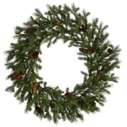 Vickerman Pre-Lit Artificial Christmas Wreath (16666)
