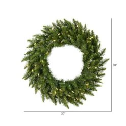 Vickerman Pre-Lit Artificial Christmas Wreath (17286) -Roman Ornaments Shop 172863md