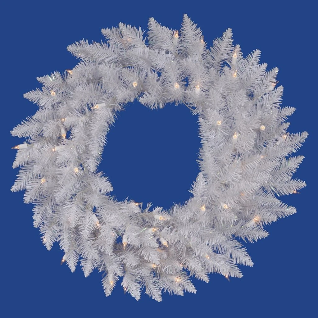 Vickerman Pre-Lit Artificial Christmas Wreath (18450) 1 Vickerman Pre-Lit Artificial Christmas Wreath (18450)