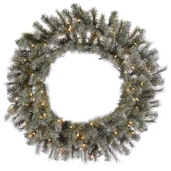 Vickerman Pre-Lit Artificial Christmas Wreath (21665)