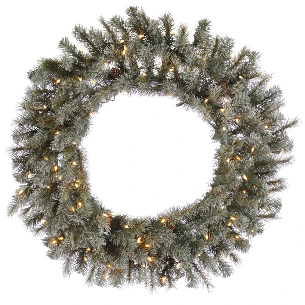 Vickerman Pre-Lit Artificial Christmas Wreath (21665) 1 Vickerman Pre-Lit Artificial Christmas Wreath (21665)