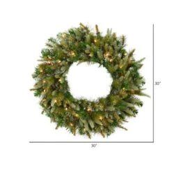 Vickerman Pre-Lit Artificial Christmas Wreath (22157) -Roman Ornaments Shop 221572md