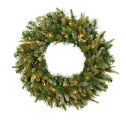 Vickerman Pre-Lit Artificial Christmas Wreath (22157) -Roman Ornaments Shop 22157amd