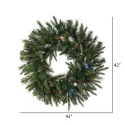 Vickerman Pre-Lit Artificial Christmas Wreath (22170) -Roman Ornaments Shop 221702md