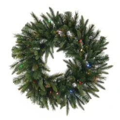 Vickerman Pre-Lit Artificial Christmas Wreath (22170) -Roman Ornaments Shop 22170md