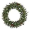 Vickerman Artificial Unlit Christmas Wreath With Pine Cones (22359)