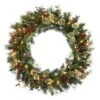 Vickerman Pre-Lit Artificial Christmas Wreath With Pine Cones (22385)
