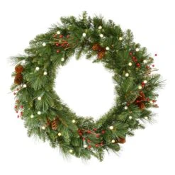 Vickerman Pre-Lit Artificial Christmas Wreath (22483)