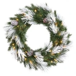 Vickerman Pre-Lit Artificial Christmas Wreath (22806)