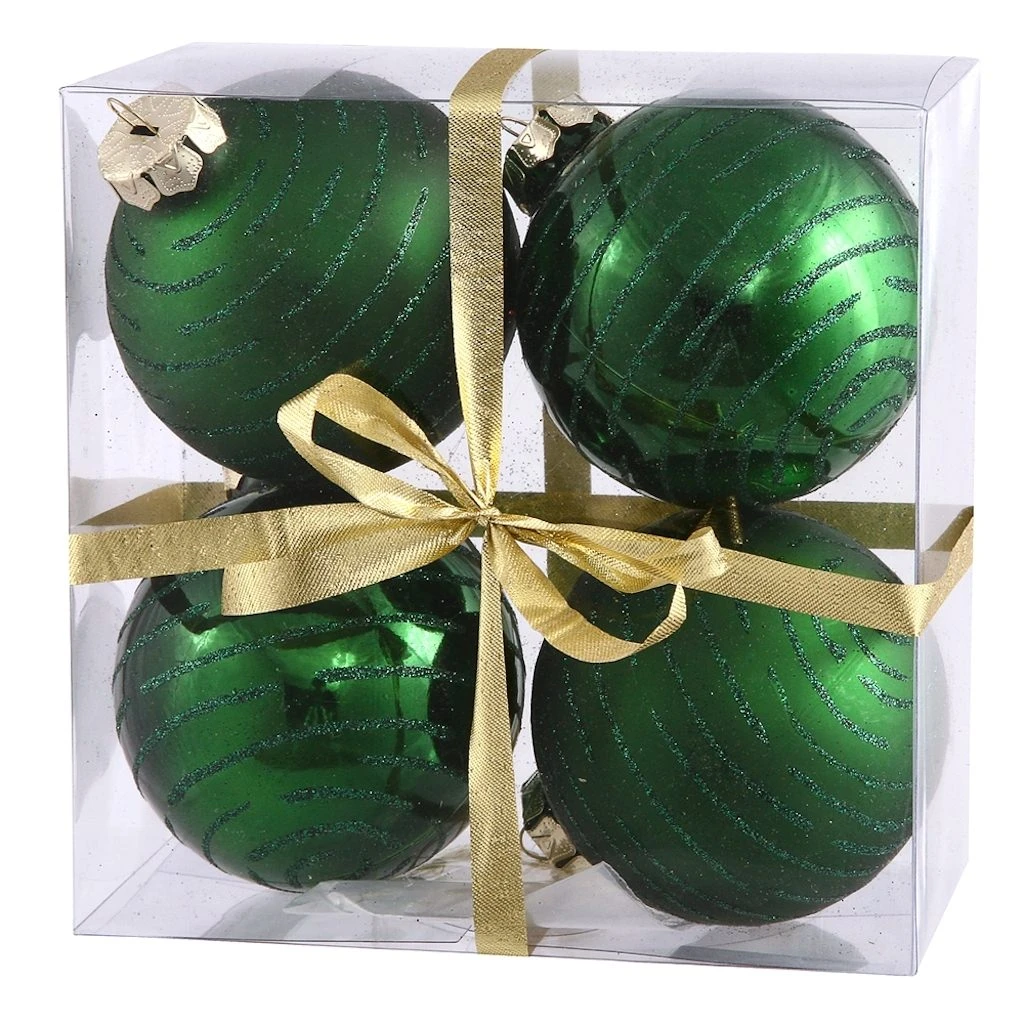 Vickerman Christmas Tree Ornament (4 Pack) (24678) 1 Vickerman Christmas Tree Ornament (4 Pack) (24678)