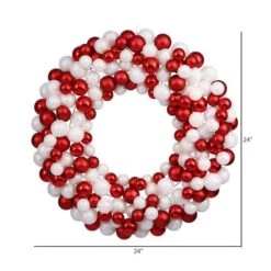 Vickerman Unlit Christmas Ornament Wreath (24744) 5 Vickerman Unlit Christmas Ornament Wreath (24744) -Roman Ornaments Shop 247442md