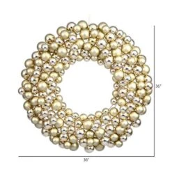 Vickerman Unlit Christmas Ornament Wreath (24752) -Roman Ornaments Shop 247522md