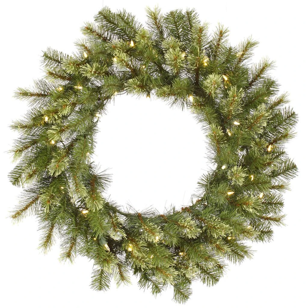 Vickerman Pre-Lit Artificial Christmas Wreath (26933) 1 Vickerman Pre-Lit Artificial Christmas Wreath (26933)