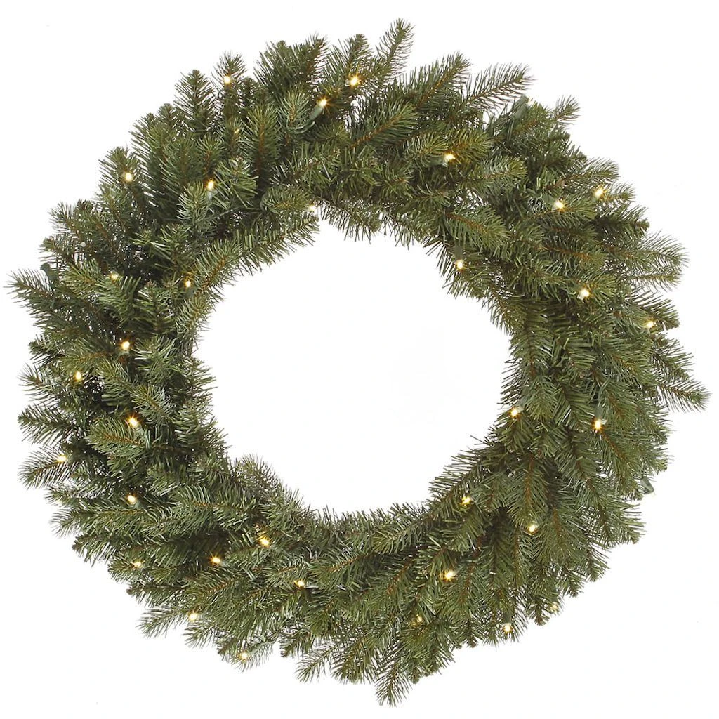 Vickerman Pre-Lit Artificial Christmas Wreath (27198) 1 Vickerman Pre-Lit Artificial Christmas Wreath (27198)