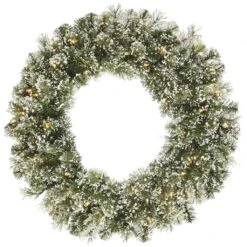 Vickerman Pre-Lit Artificial Christmas Wreath (27382)