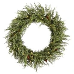 Vickerman Pre-Lit Artificial Christmas Wreath (27468)
