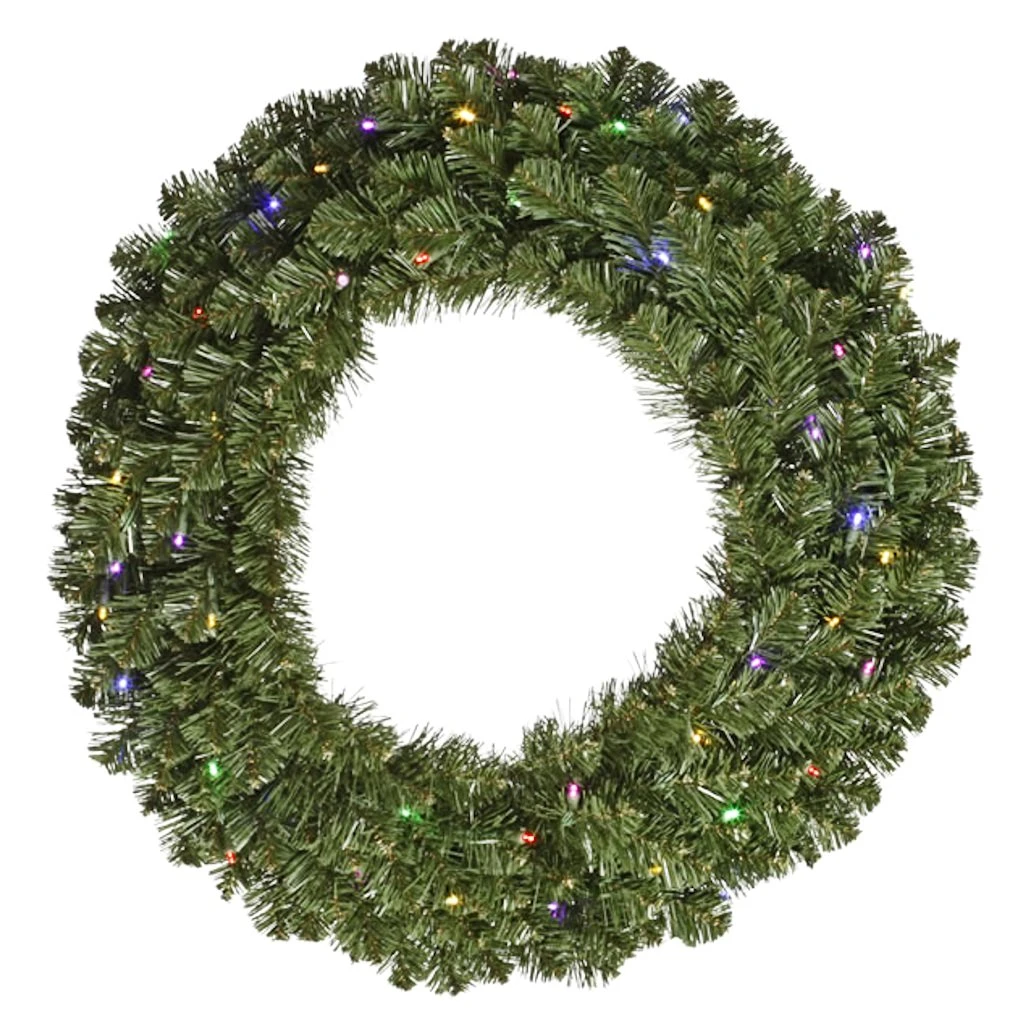 Vickerman Pre-Lit Artificial Christmas Wreath (27596) 1 Vickerman Pre-Lit Artificial Christmas Wreath (27596)