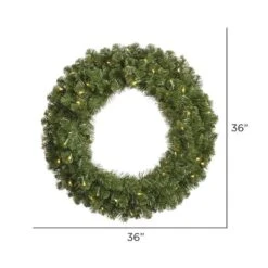 Vickerman Pre-Lit Artificial Christmas Wreath (276303) -Roman Ornaments Shop 2763032md