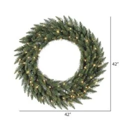 Vickerman Pre-Lit Artificial Christmas Wreath (306895) -Roman Ornaments Shop 3068952md