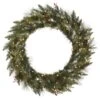Vickerman Pre-Lit Artificial Christmas Wreath With Berries And Pine Cones (324493)