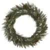 Vickerman Artificial Unlit Christmas Wreath With Berries And Pine Cones (324516)