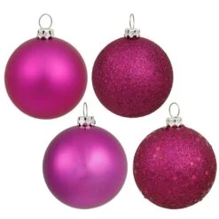 Vickerman Christmas Tree Ornament (4 Pack) (35180)