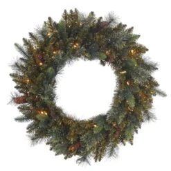 Vickerman Pre-Lit Artificial Christmas Wreath (371442)