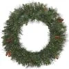 Vickerman Artificial Unlit Christmas Wreath With Pine Cones (373767)