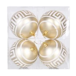 Vickerman Christmas Tree Ornament (4 Pack) (375853)