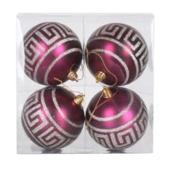 Vickerman Christmas Tree Ornament (4 Pack) (375884)