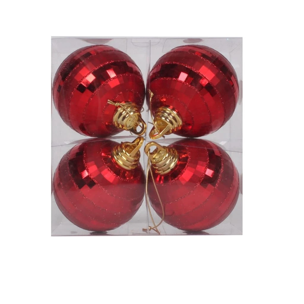Vickerman Christmas Tree Ornament (4 Pack) (376539) 1 Vickerman Christmas Tree Ornament (4 Pack) (376539)