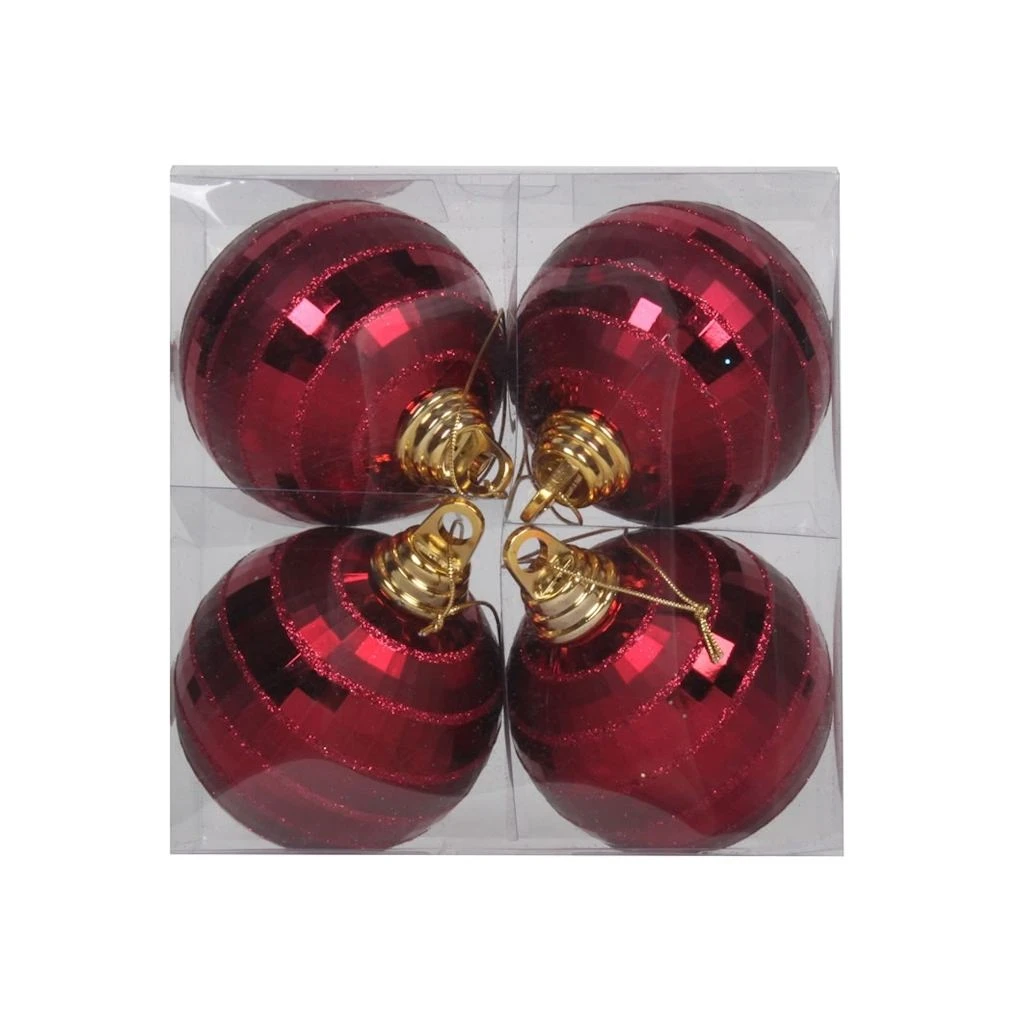 Vickerman Christmas Tree Ornament (4 Pack) (376553) 1 Vickerman Christmas Tree Ornament (4 Pack) (376553)