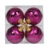 Vickerman Christmas Tree Ornament (4 Pack) (376607)